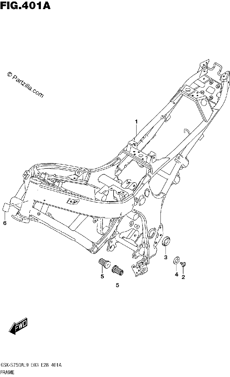 Diagrama de 401A FRAME
