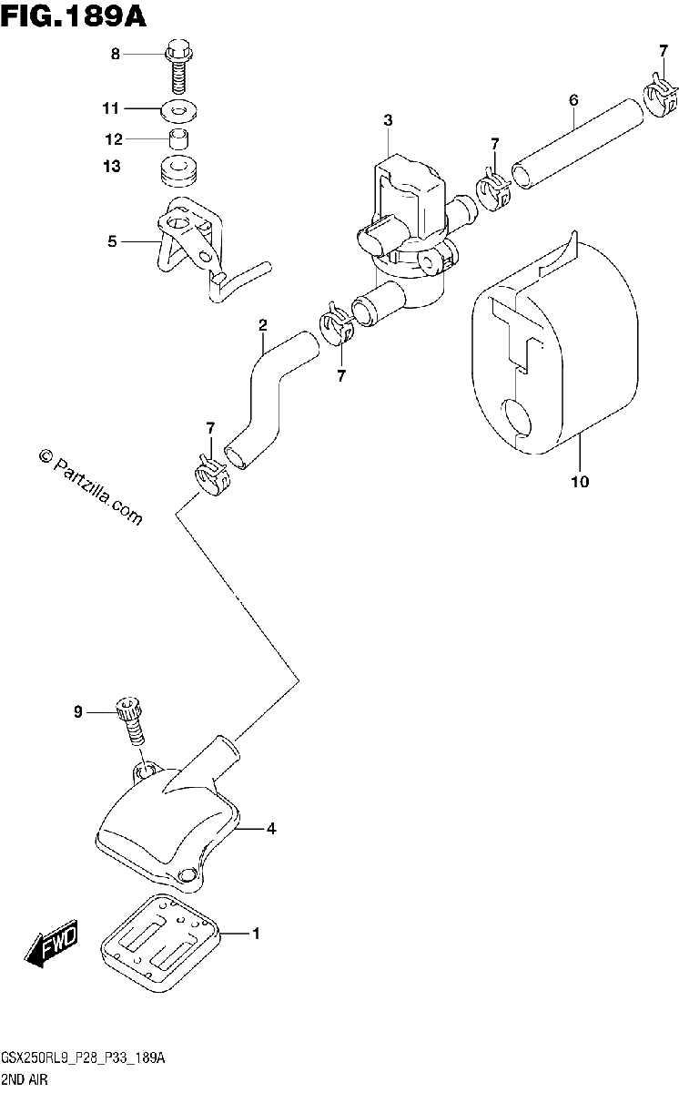 Diagrama de 189A 2ND AIR