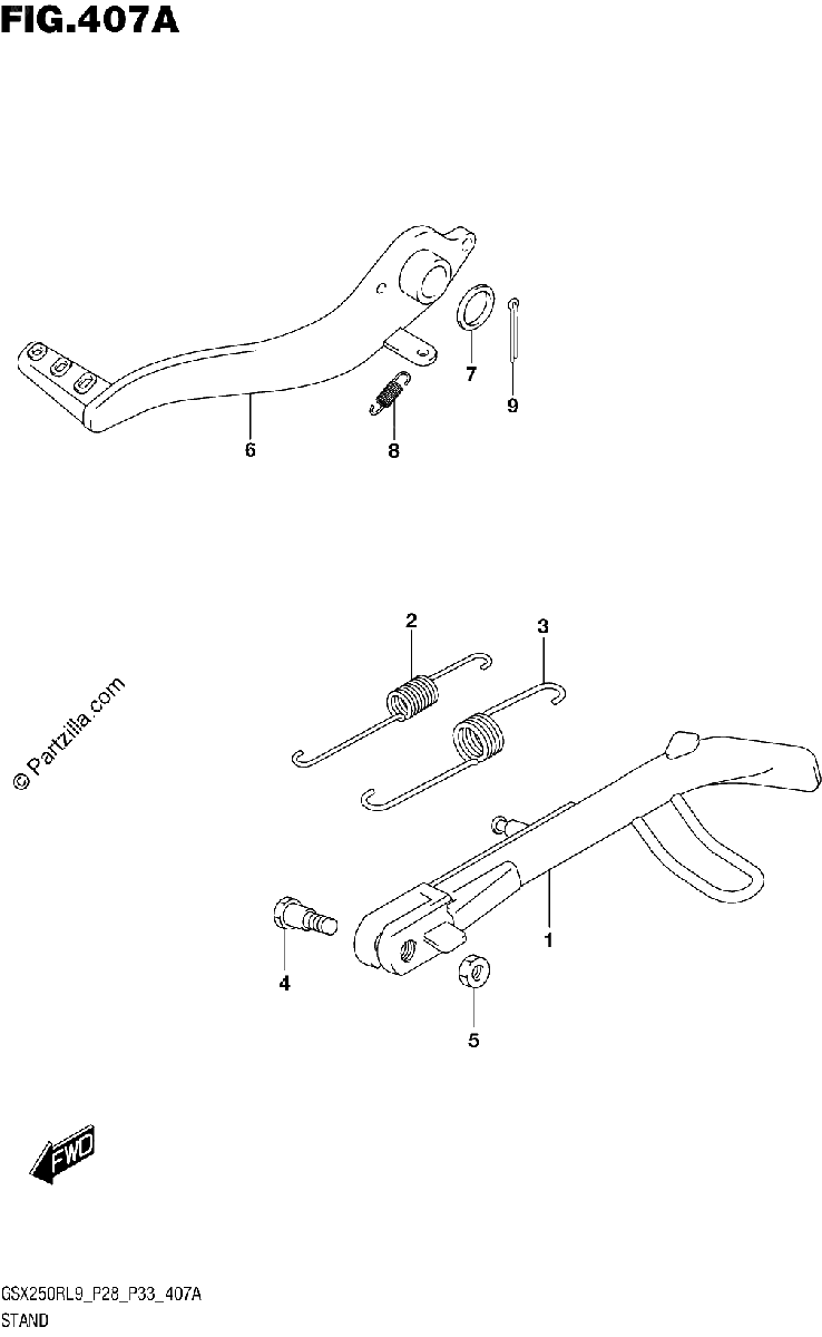 Diagrama de 407A STAND