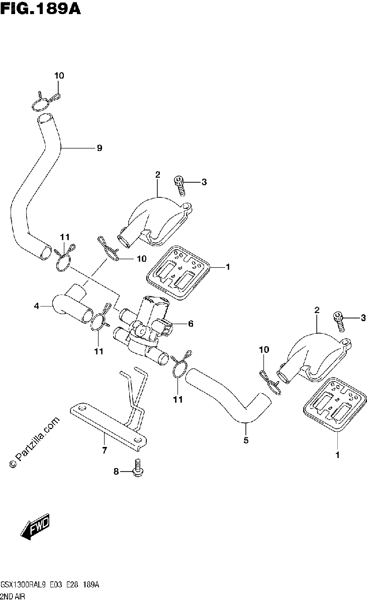 Diagrama de 189A 2ND AIR