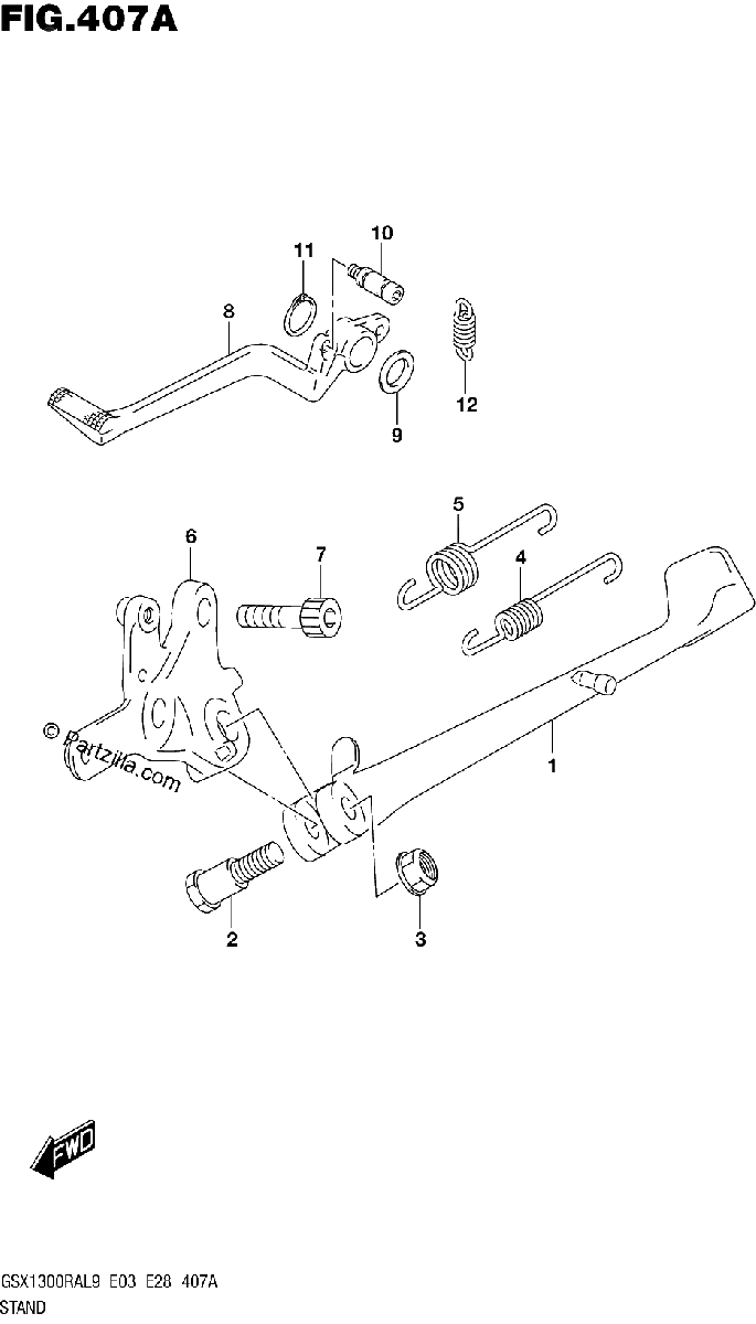 Diagrama de 407A STAND