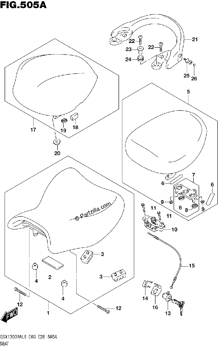 Diagrama de 505A SEAT