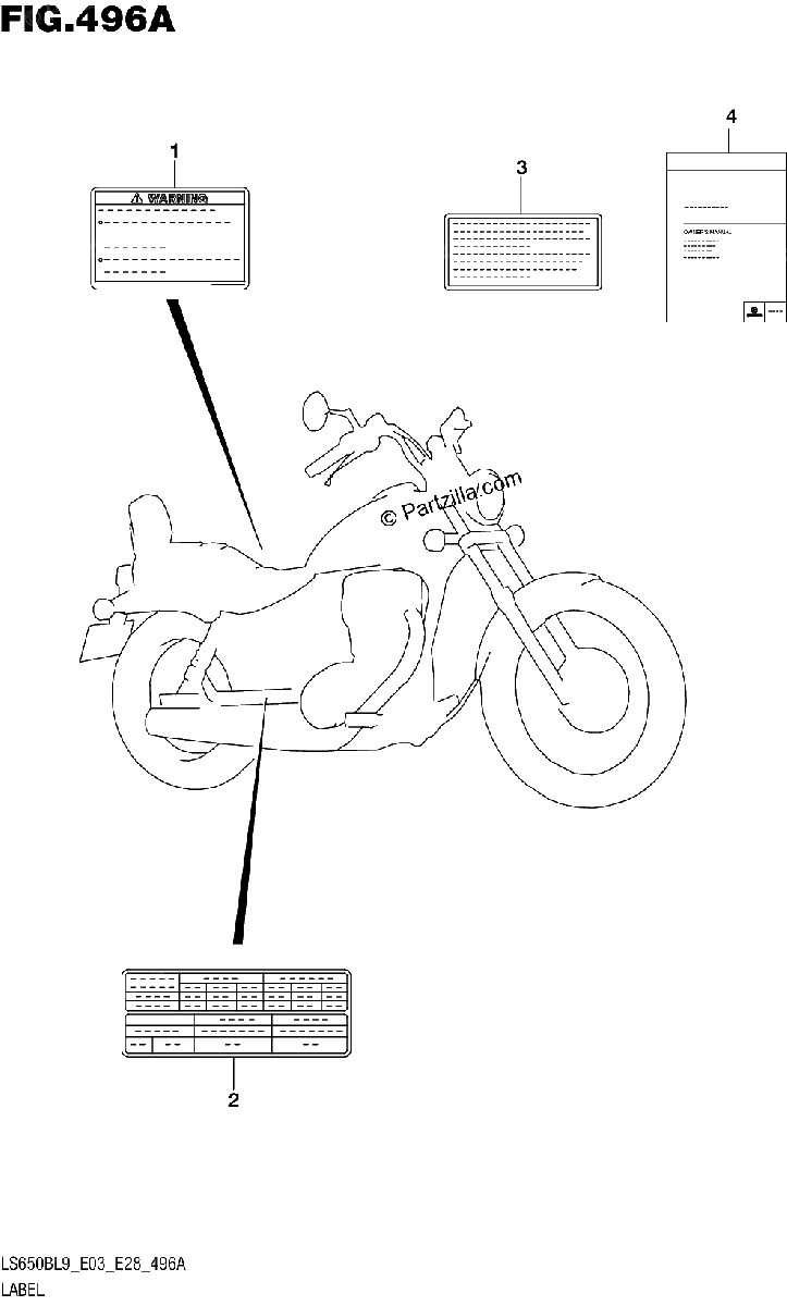 Diagrama de 496A LABEL LS650BL9 E03