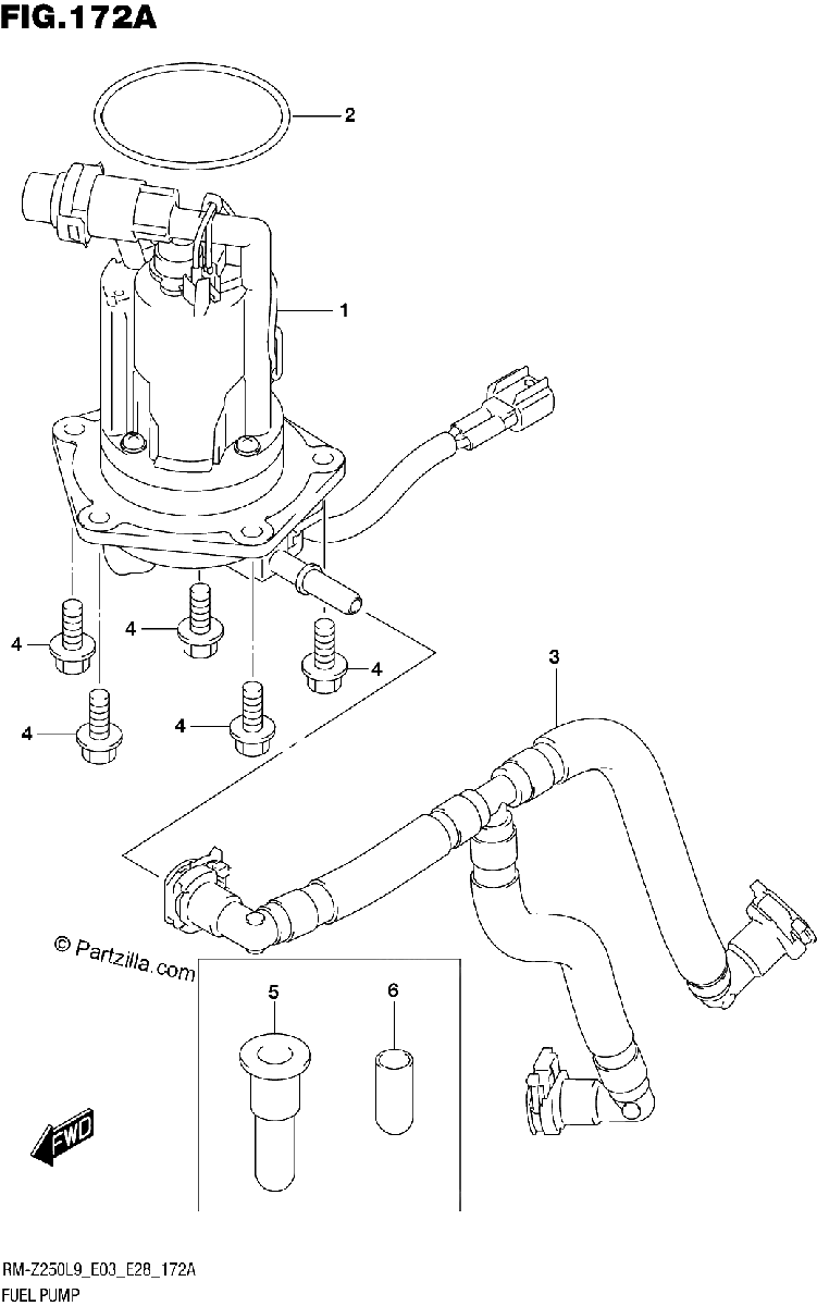 Diagrama de 172A FUEL PUMP
