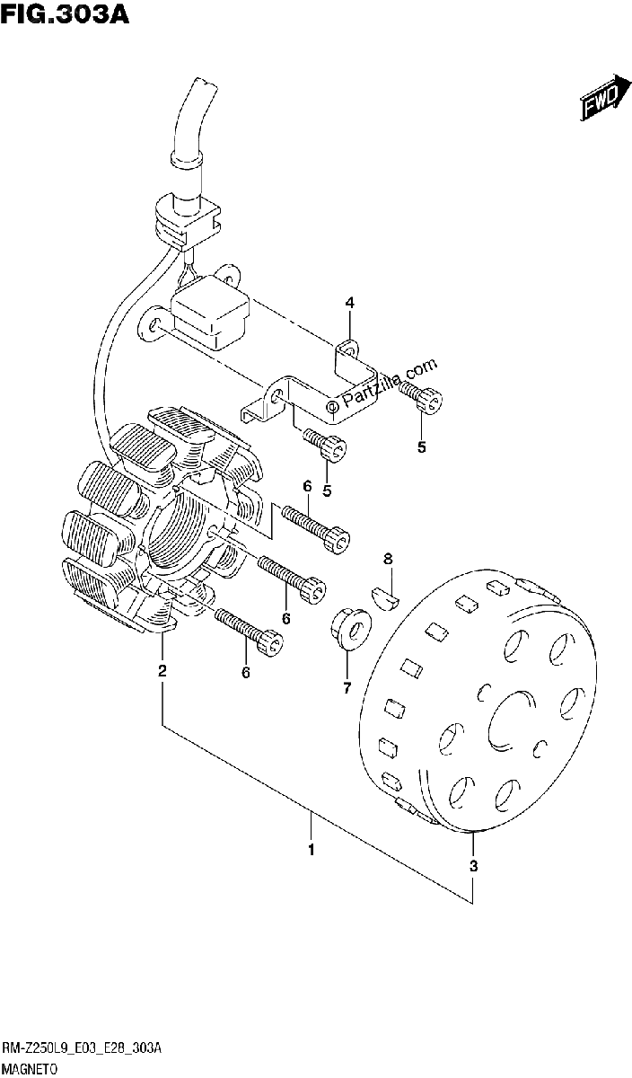Diagrama de 303A MAGNETO