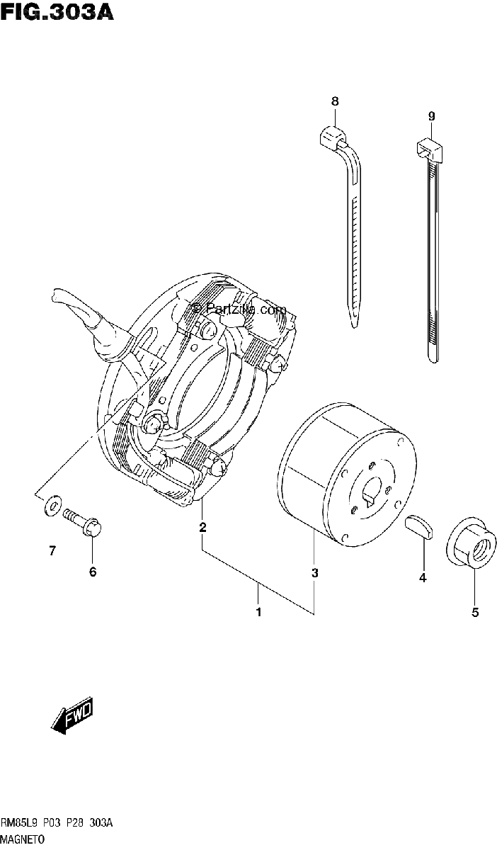 Diagrama de 303A MAGNETO