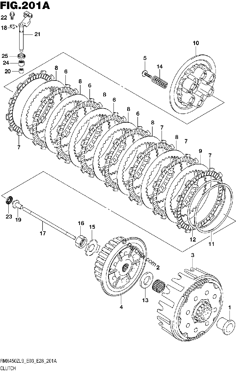 Diagrama de 201A CLUTCH