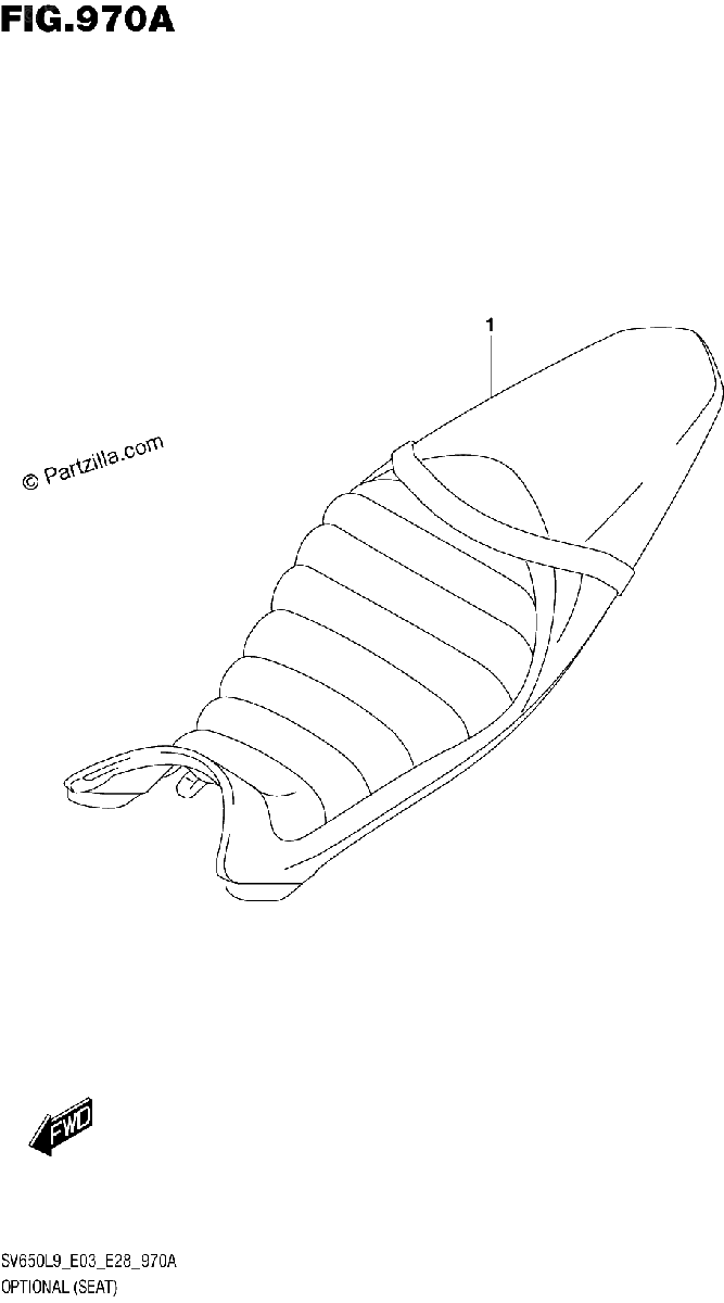 Diagrama de 970A OPTIONAL SEAT