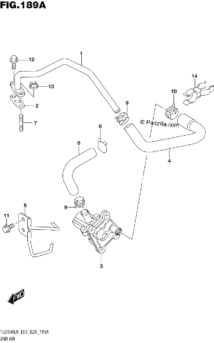 Diagrama de 189A 2ND AIR