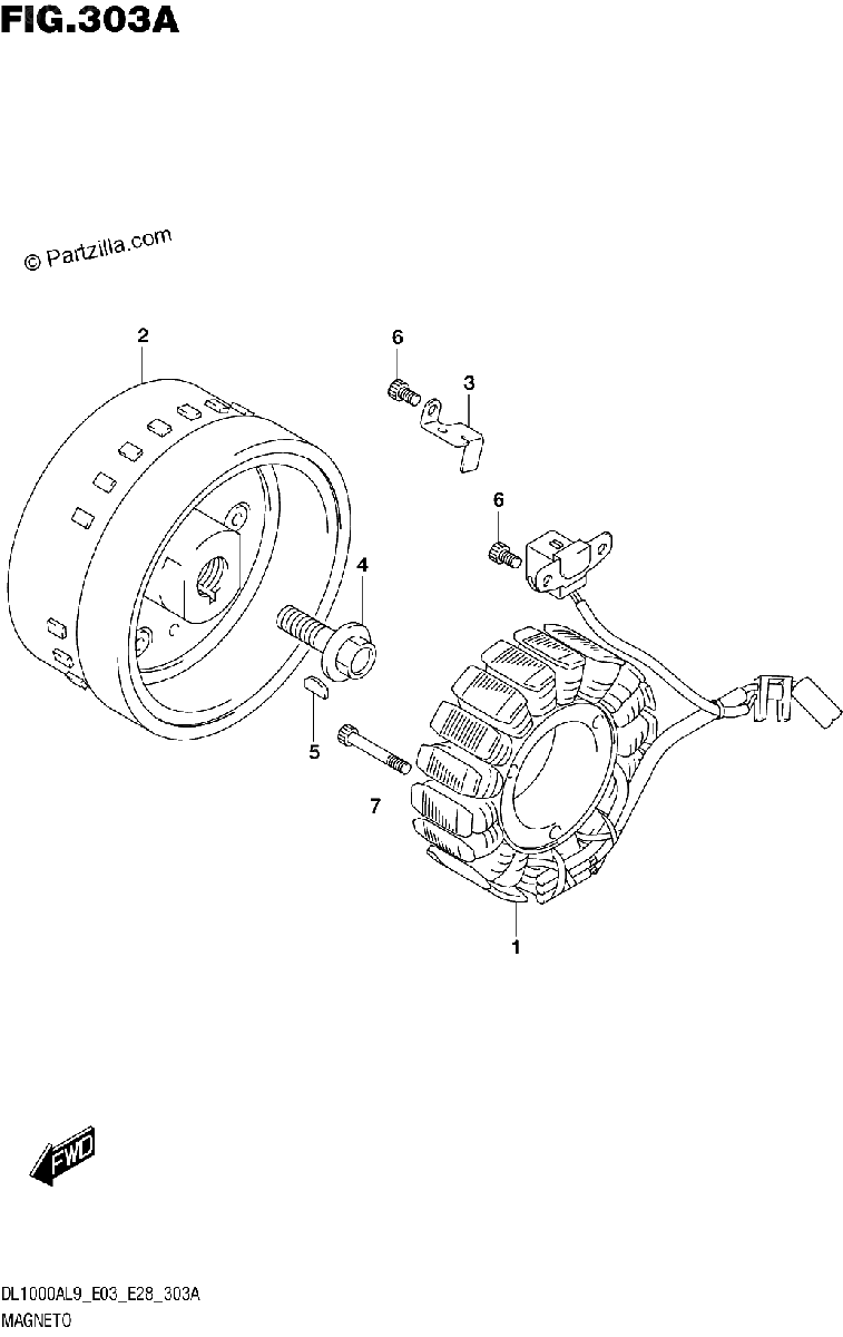Diagrama de 303A MAGNETO