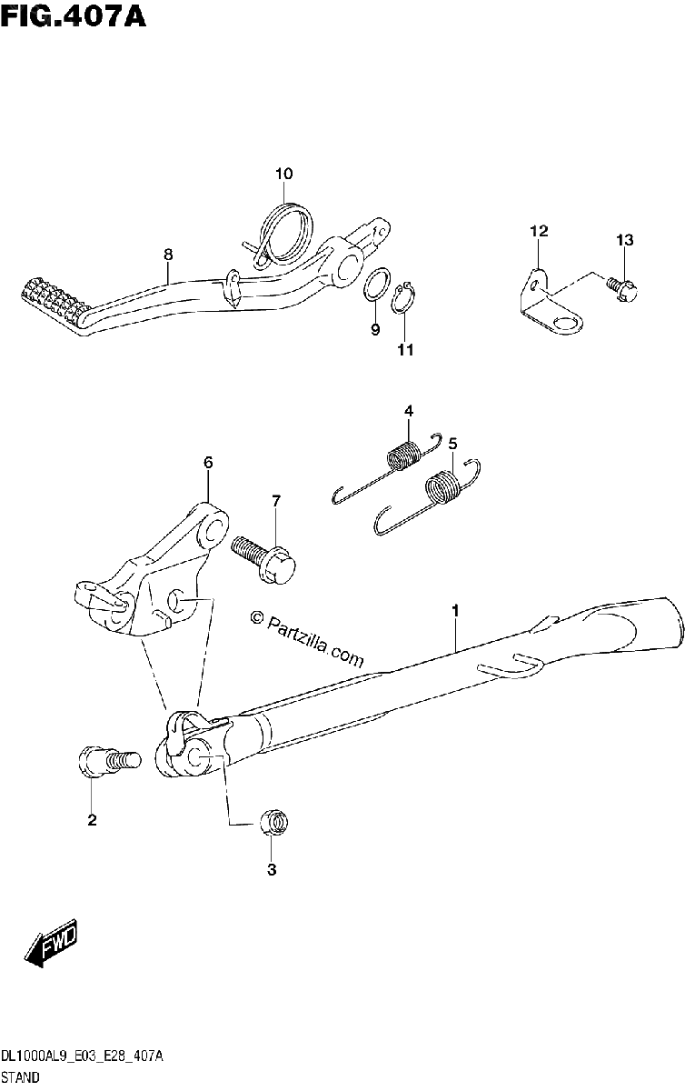 Diagrama de 407A STAND