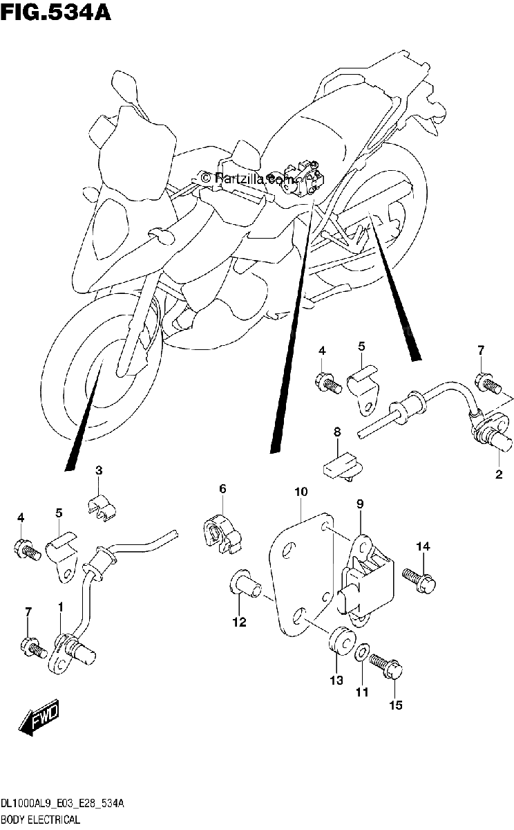 Diagrama de 534A BODY ELECTRICAL