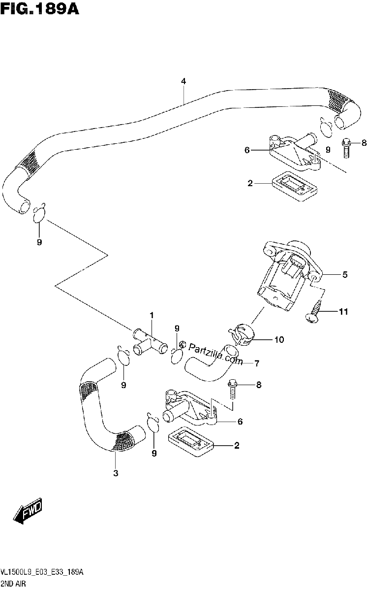 Diagrama de 189A 2ND AIR