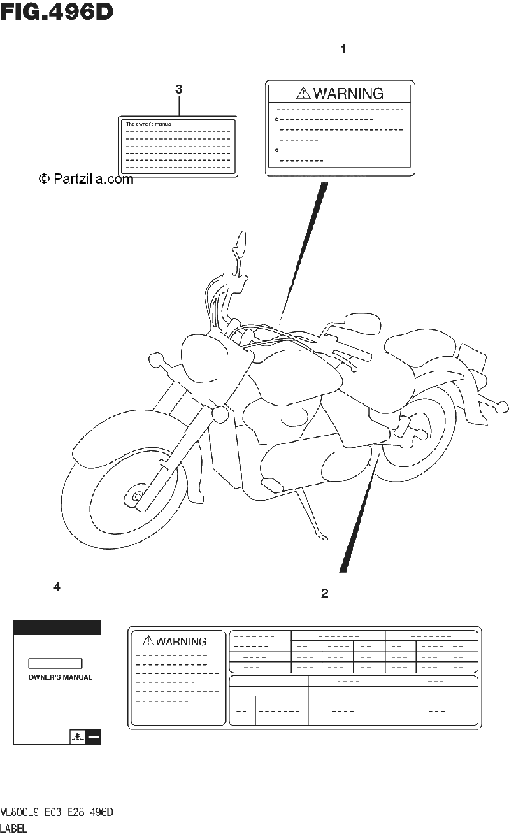 Diagrama de 496D LABEL VL800TL9 E03