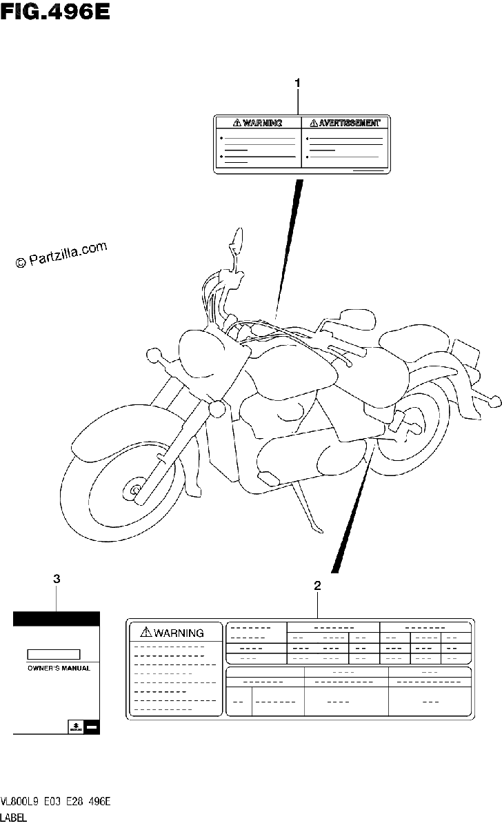 Diagrama de 496E LABEL VL800TL9 E28