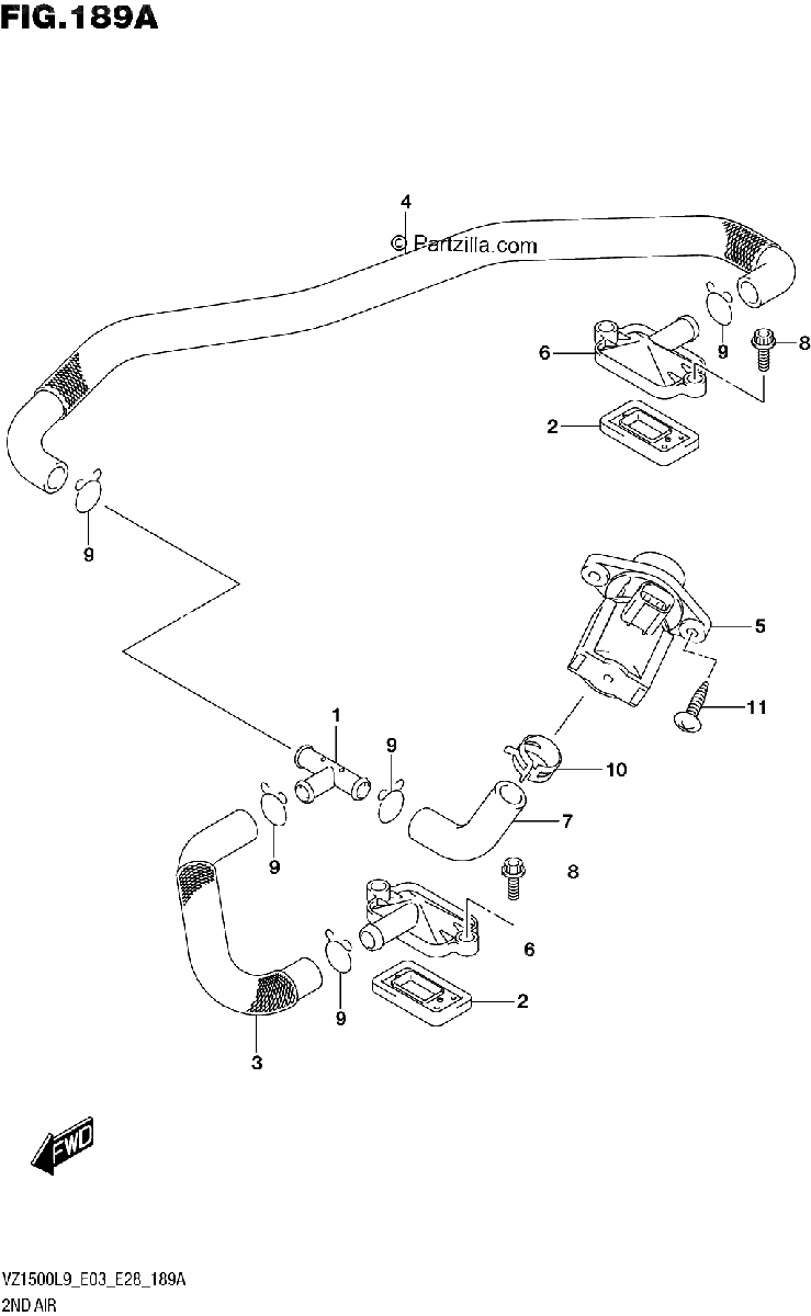 Diagrama de 189A 2ND AIR