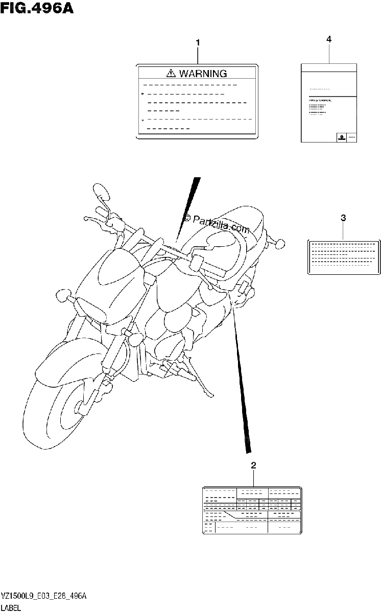 Diagrama de 496A LABEL E03 E33