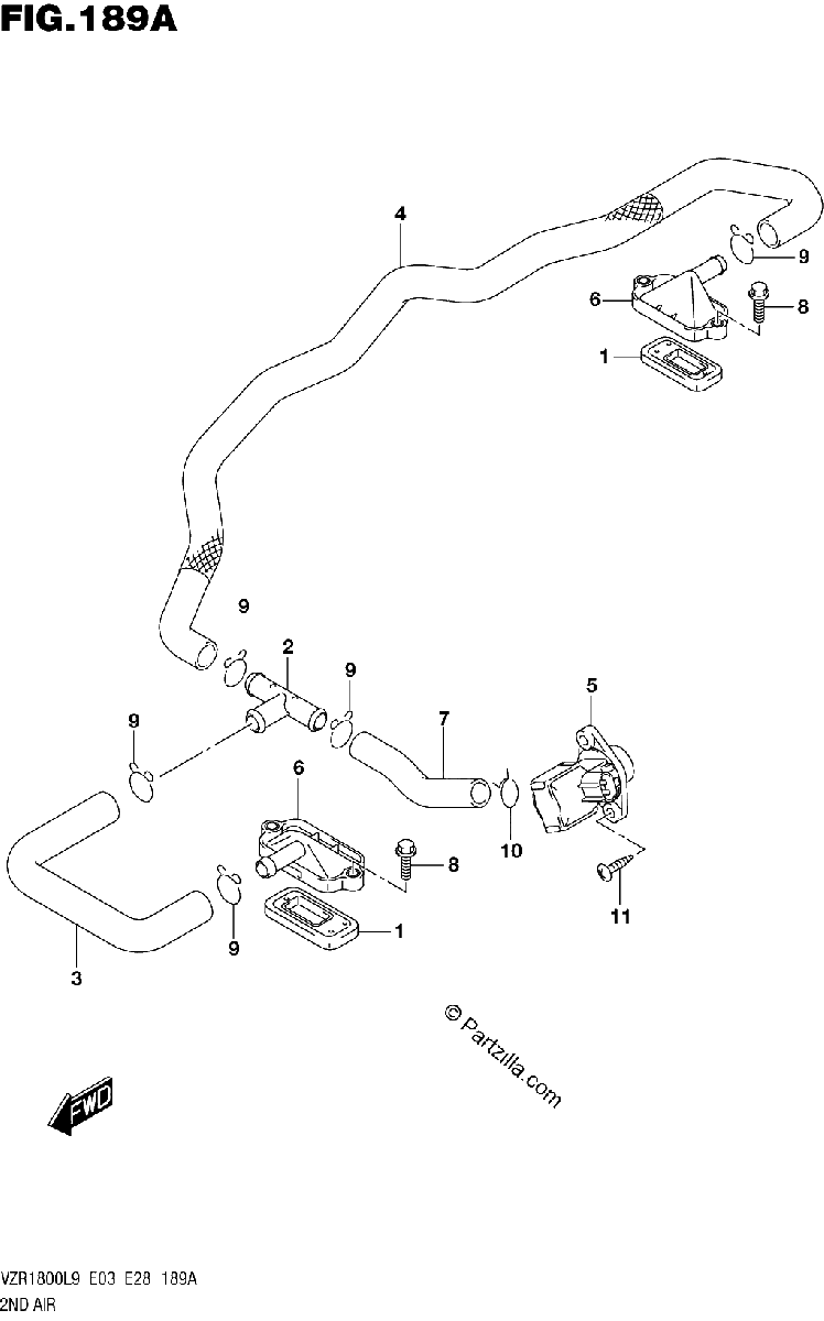 Diagrama de 189A 2ND AIR