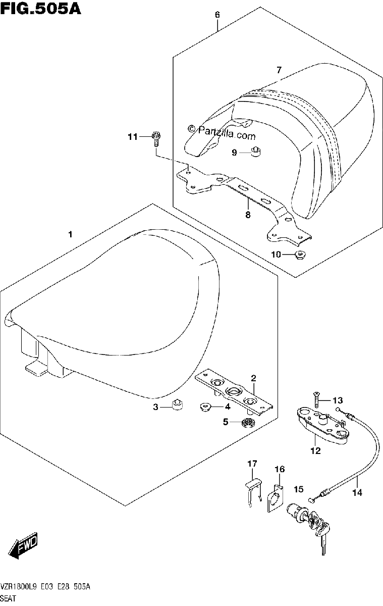 Diagrama de 505A SEAT