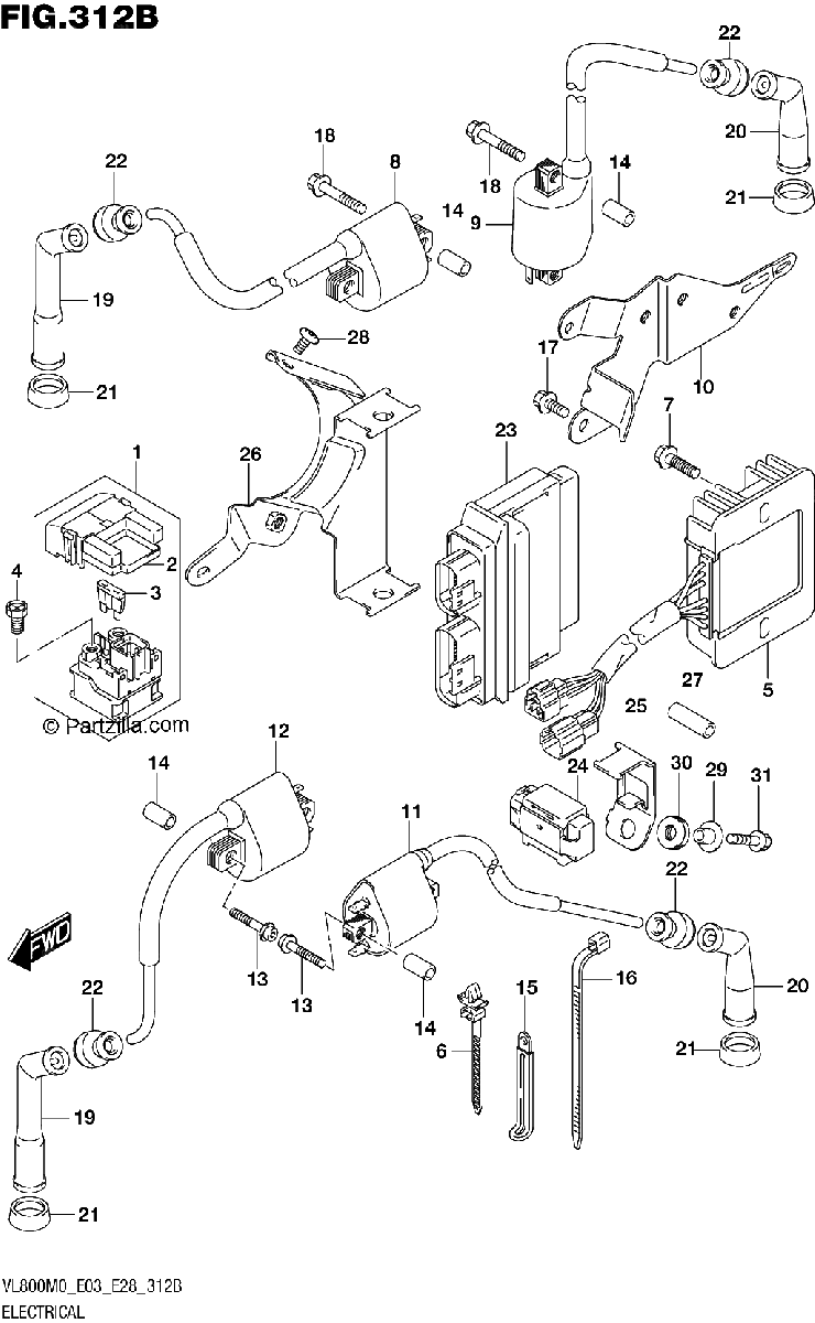 Diagrama de ELECTRICAL E33