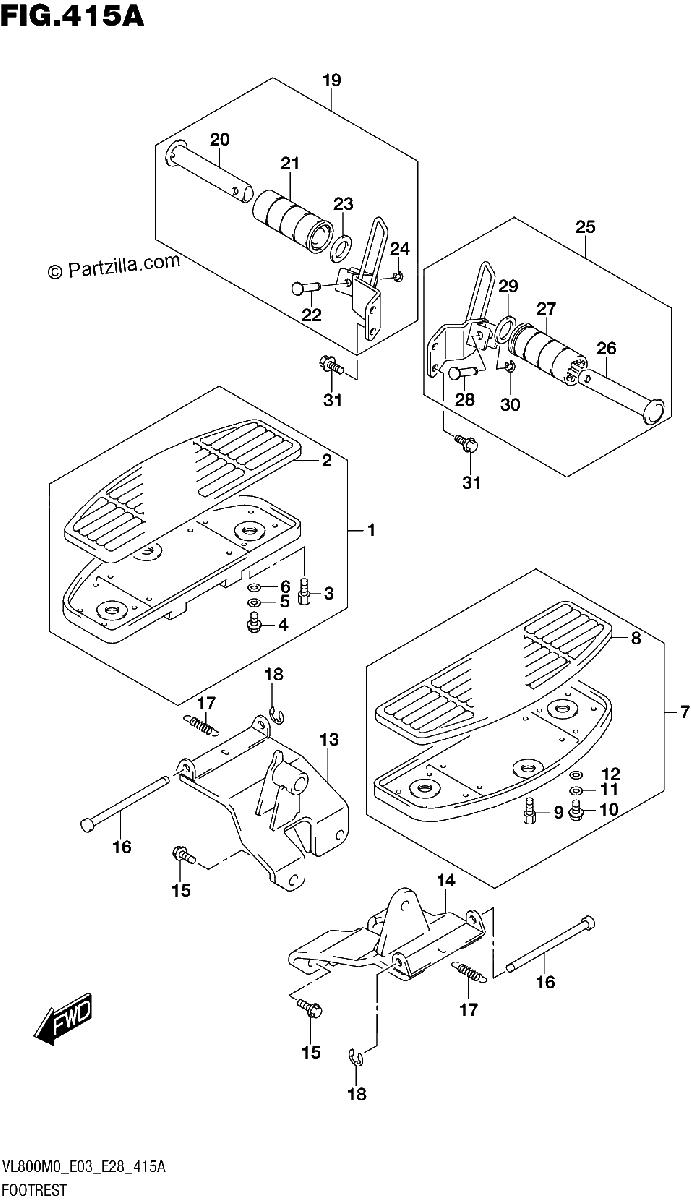 Diagrama de FOOTREST