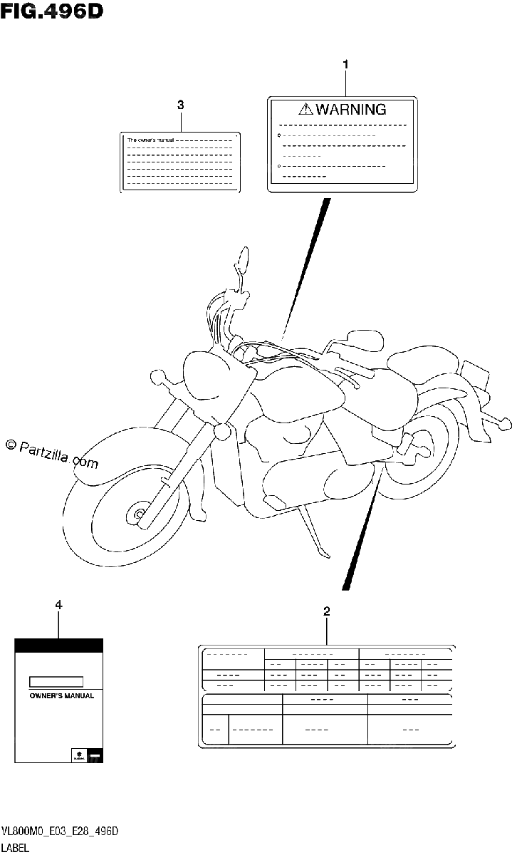 Diagrama de LABEL VL800T E03 E33