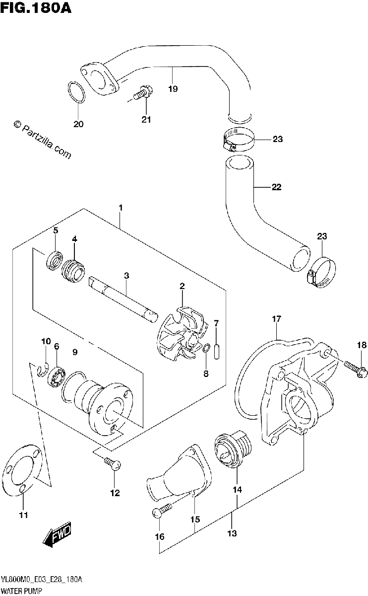 Diagrama de WATER PUMP