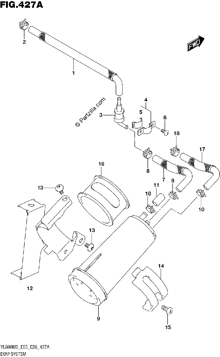 Diagrama de EVAP SYSTEM E33