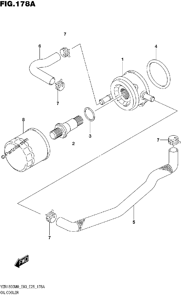 Diagrama de OIL COOLER