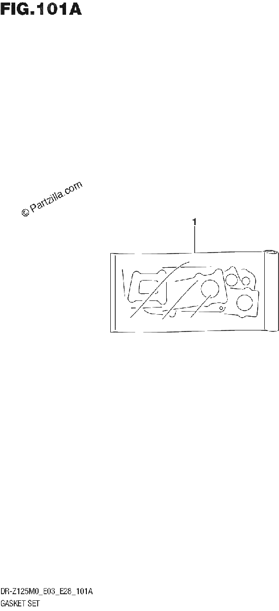 Diagrama de GASKET SET