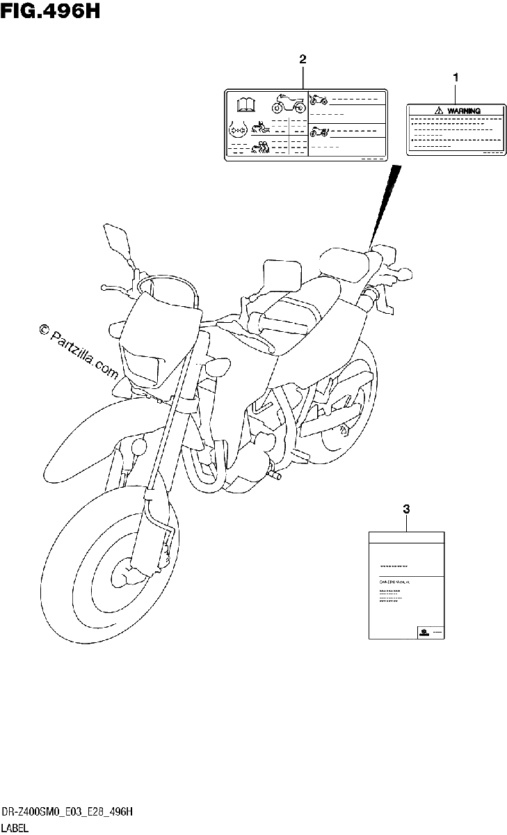Diagrama de LABEL DR Z400S E28