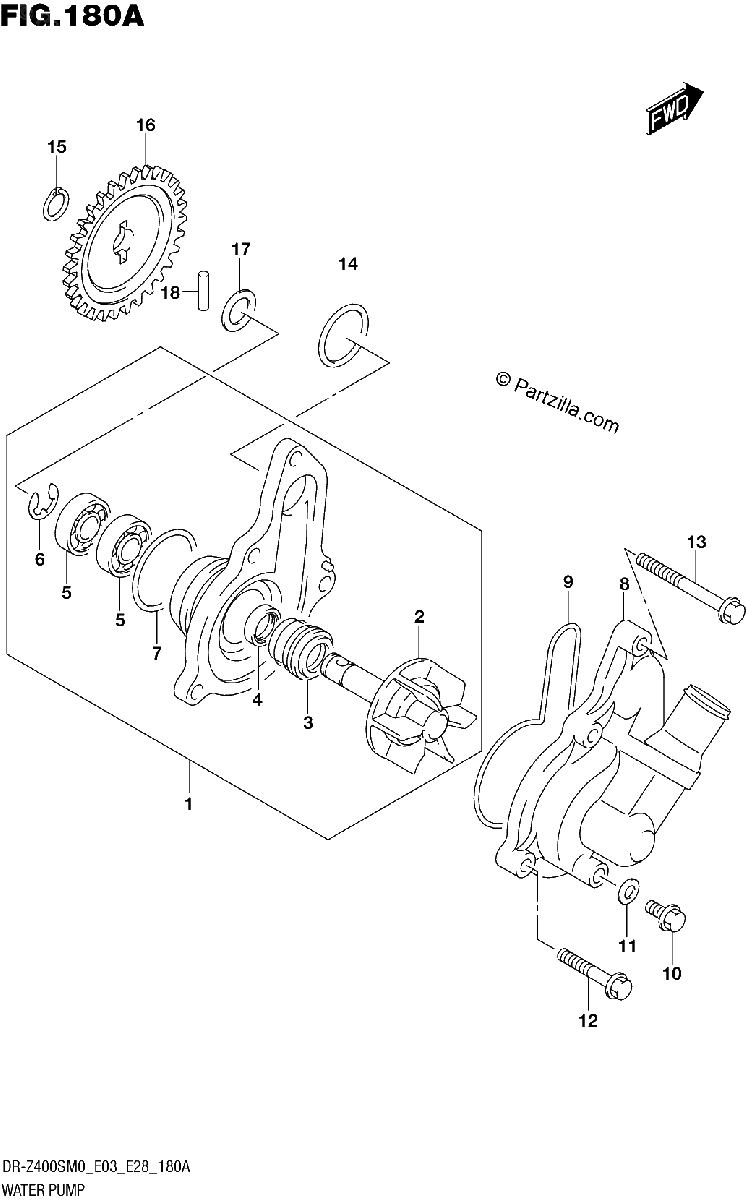 Diagrama de WATER PUMP