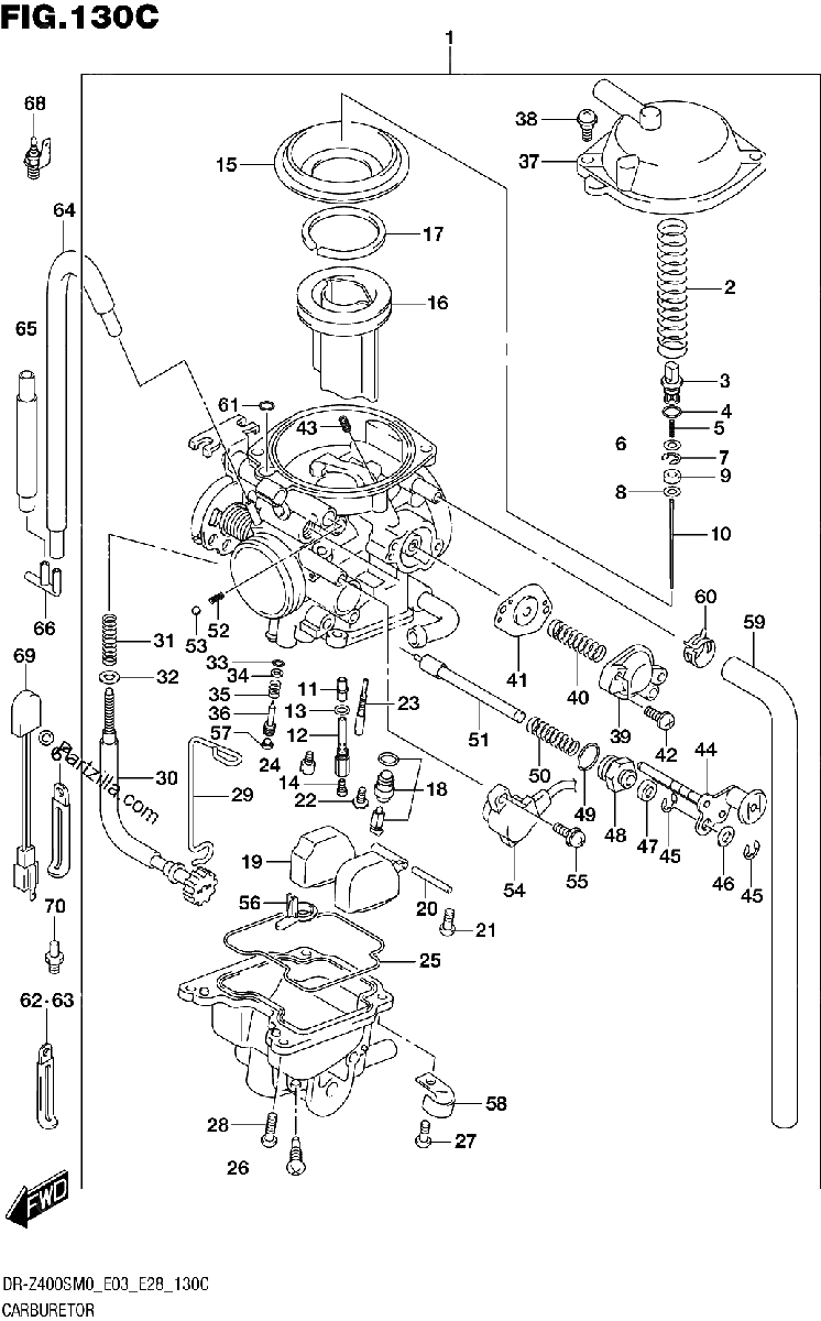 Diagrama de CARBURETOR E33