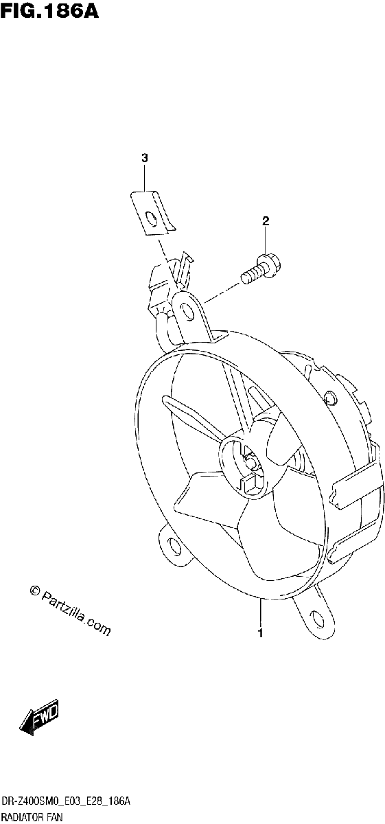 Diagrama de RADIATOR FAN
