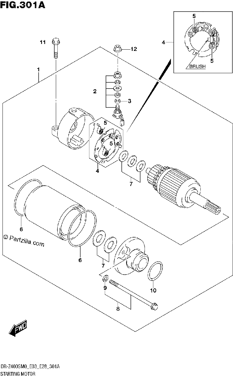 Diagrama de STARTING MOTOR