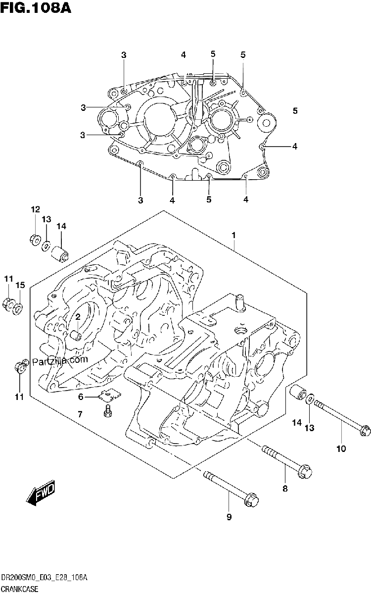 Diagrama de CRANKCASE