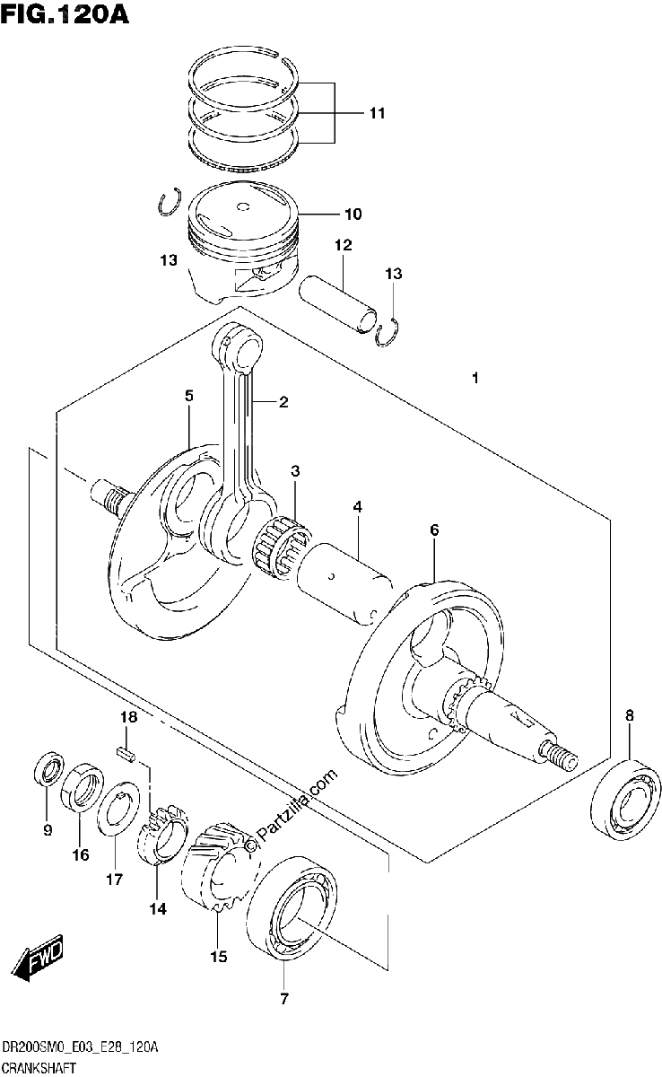 Diagrama de CRANKSHAFT