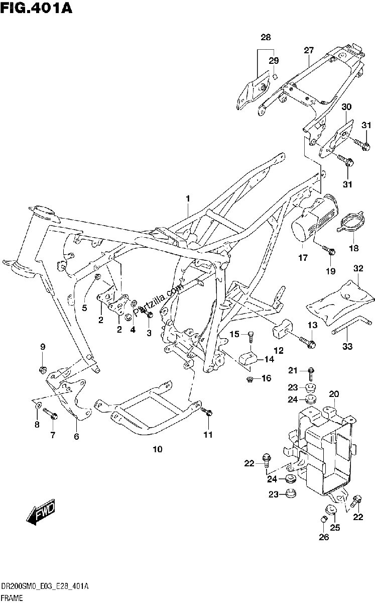 Diagrama de FRAME E03 E28