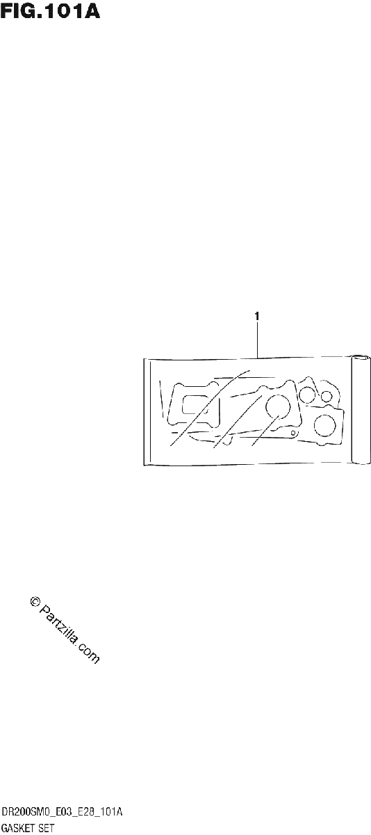 Diagrama de GASKET SET