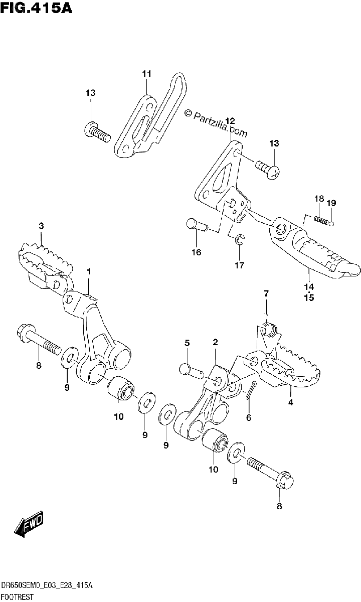 Diagrama de FOOTREST