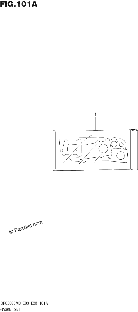 Diagrama de GASKET SET