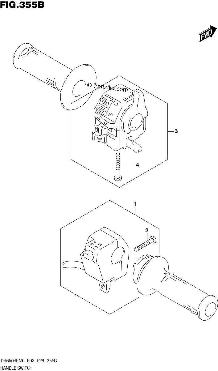 Diagrama de HANDLE SWITCH