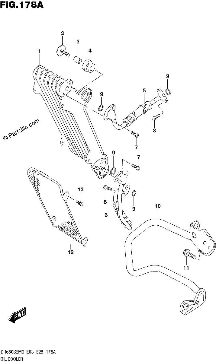 Diagrama de OIL COOLER