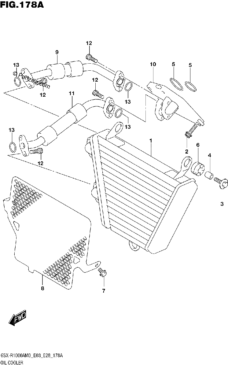 Diagrama de OIL COOLER