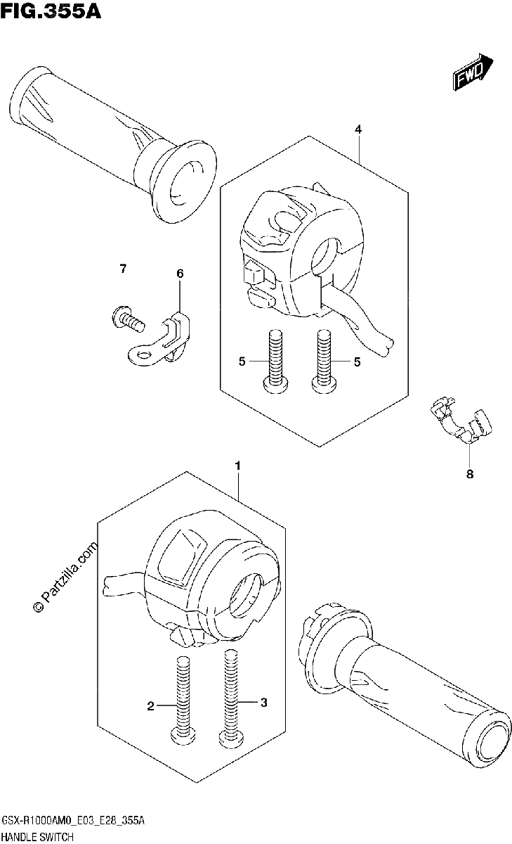 Diagrama de HANDLE SWITCH