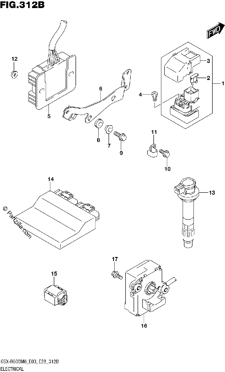 Diagrama de ELECTRICAL E03 E28