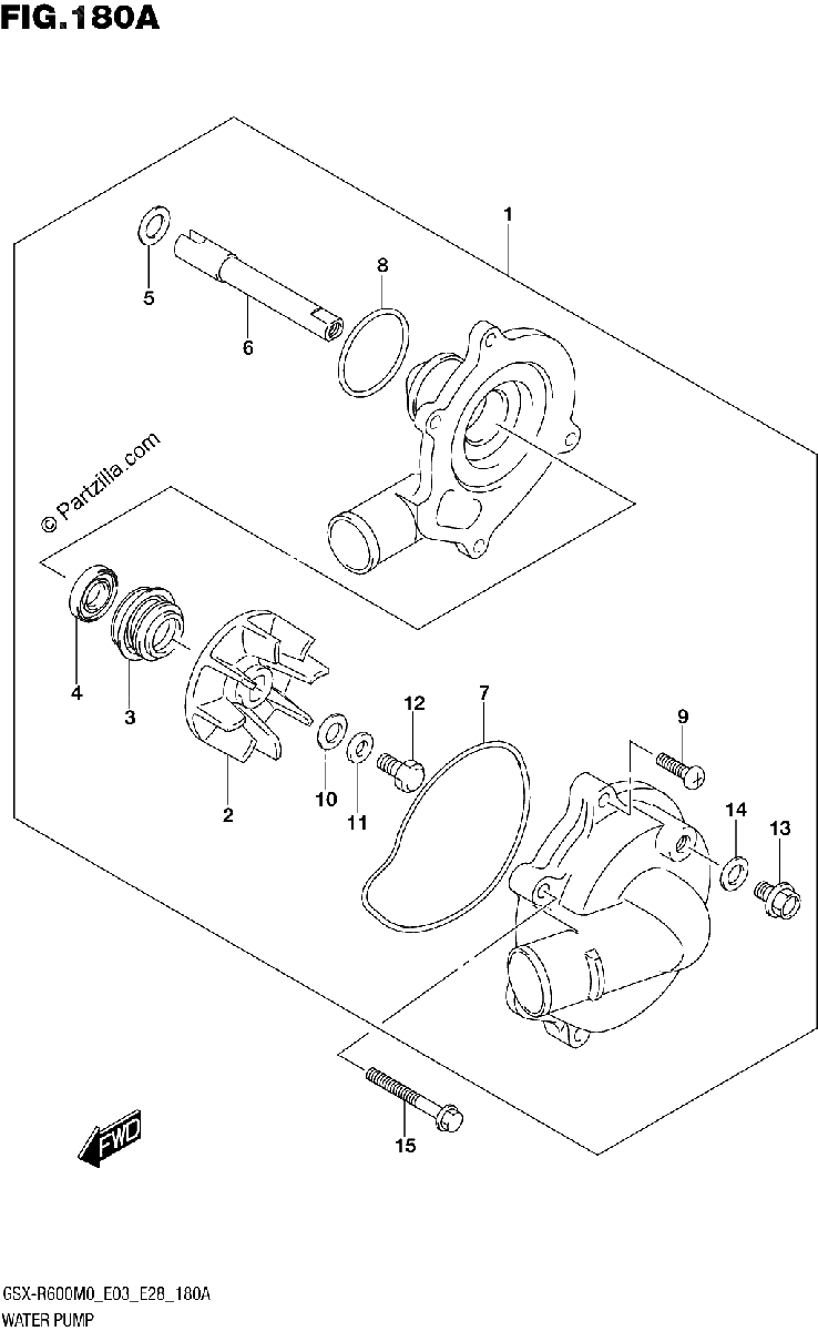 Diagrama de WATER PUMP