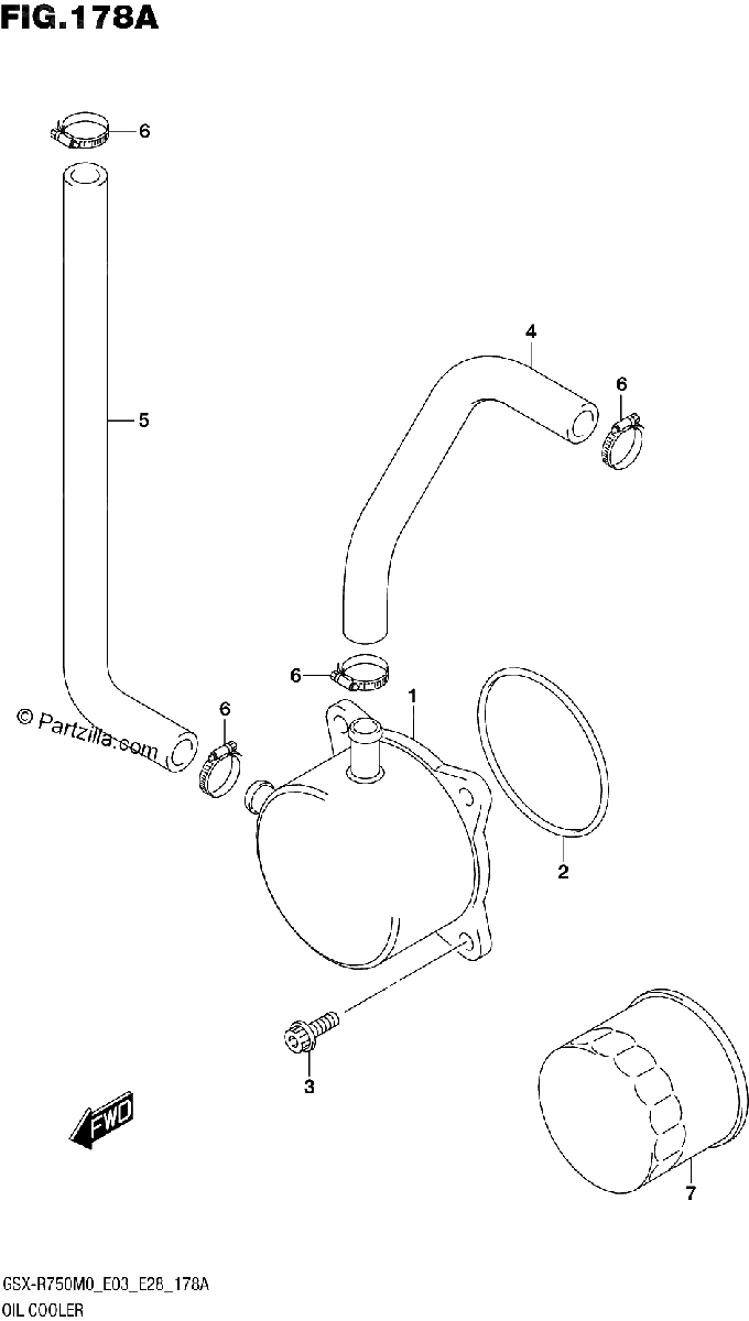 Diagrama de OIL COOLER