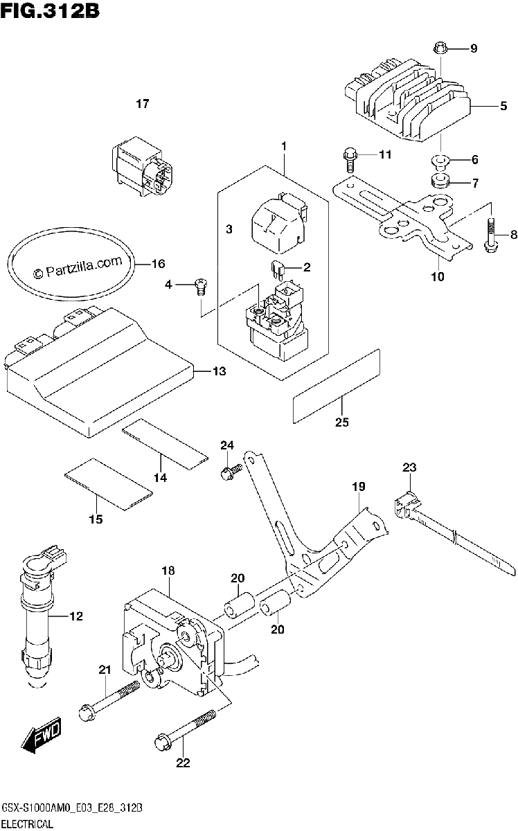 Diagrama de ELECTRICAL E03 E28