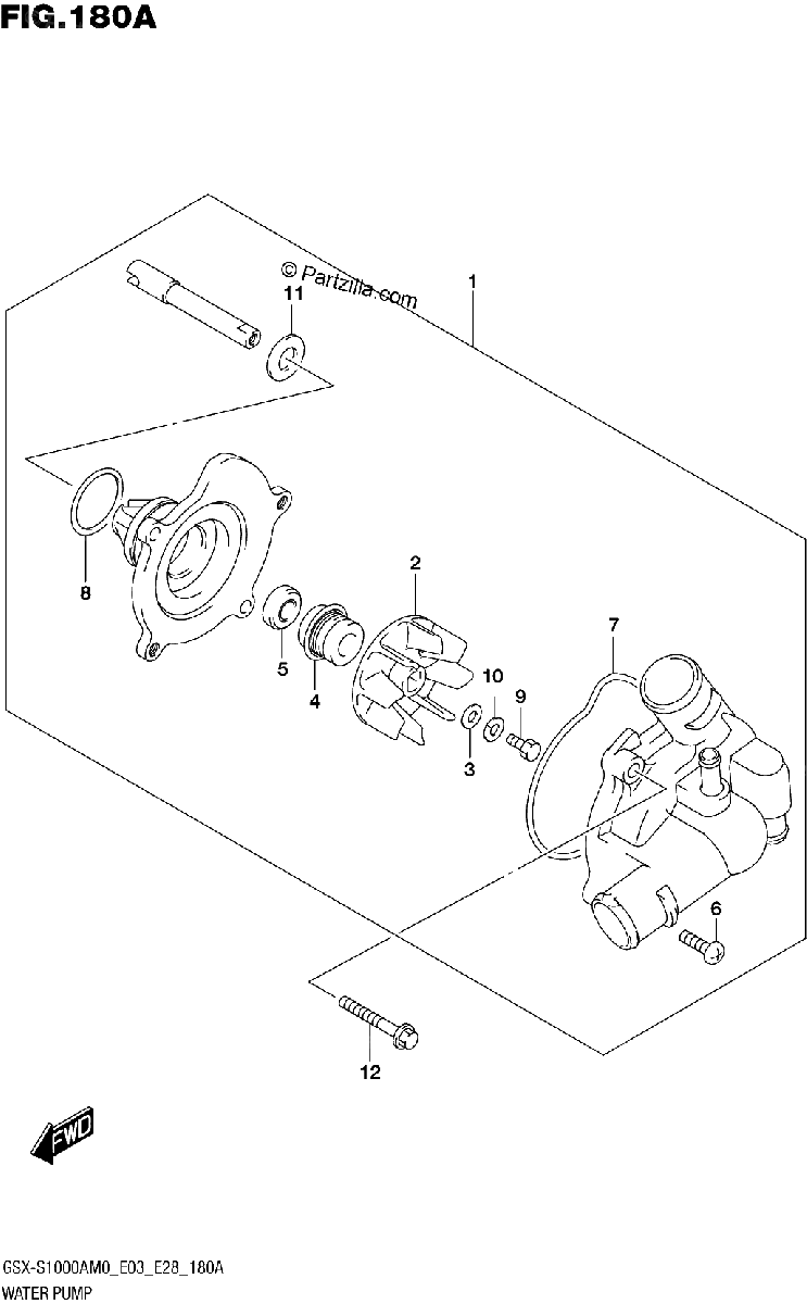 Diagrama de WATER PUMP